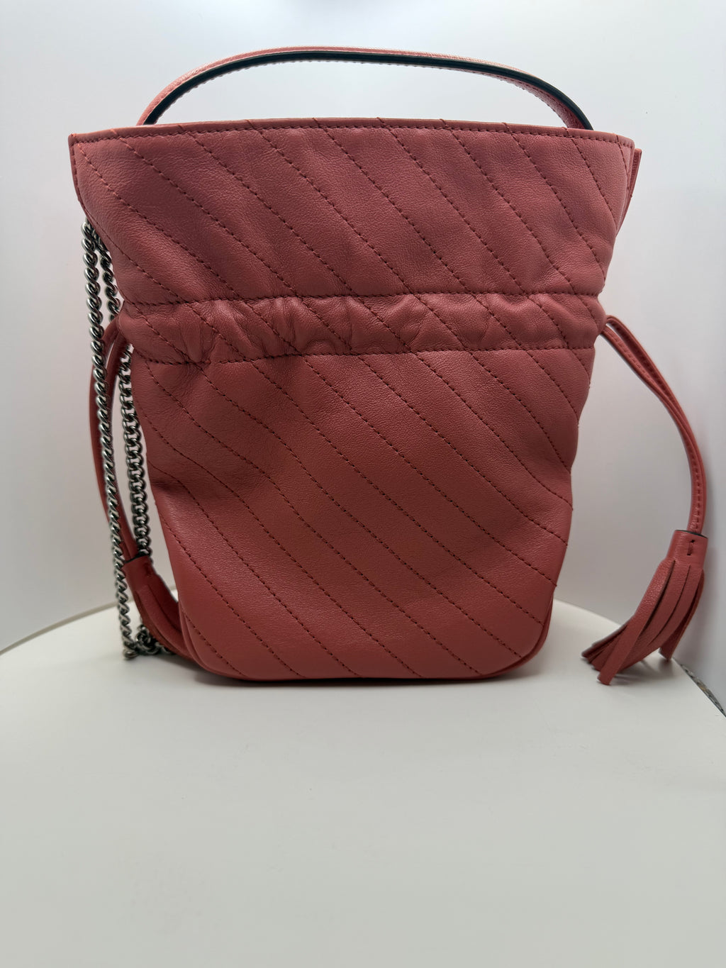Gucci Lamb skin Mini Blondie Bucket Bag  W/dustbag