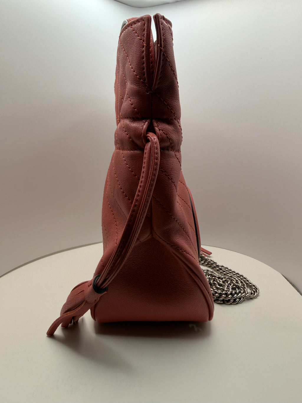 Gucci Lamb skin Mini Blondie Bucket Bag  W/dustbag