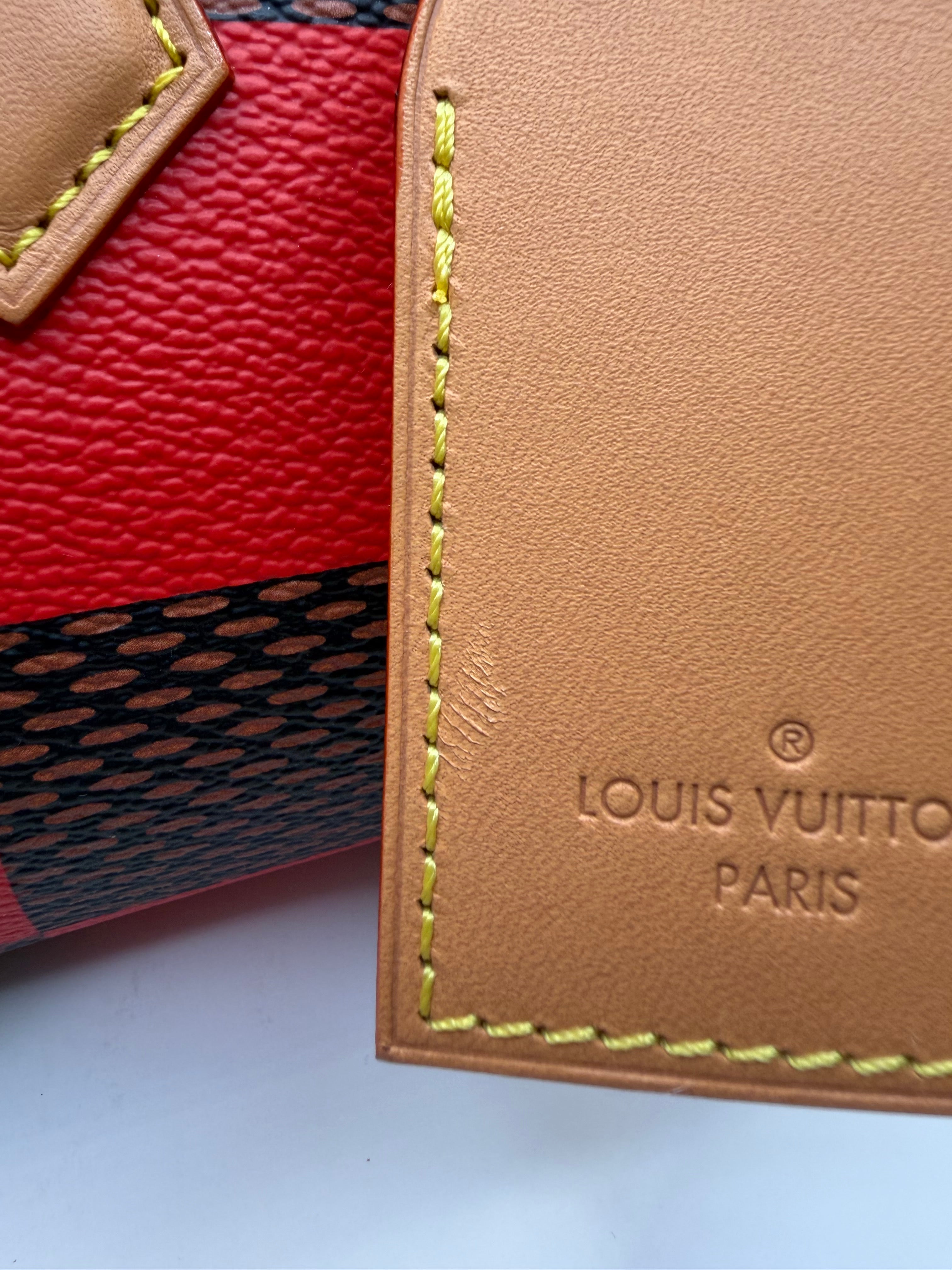 Damier Pop Speedy Bandouliere 18 - Red
