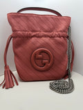 Gucci Lamb skin Mini Blondie Bucket Bag  W/dustbag