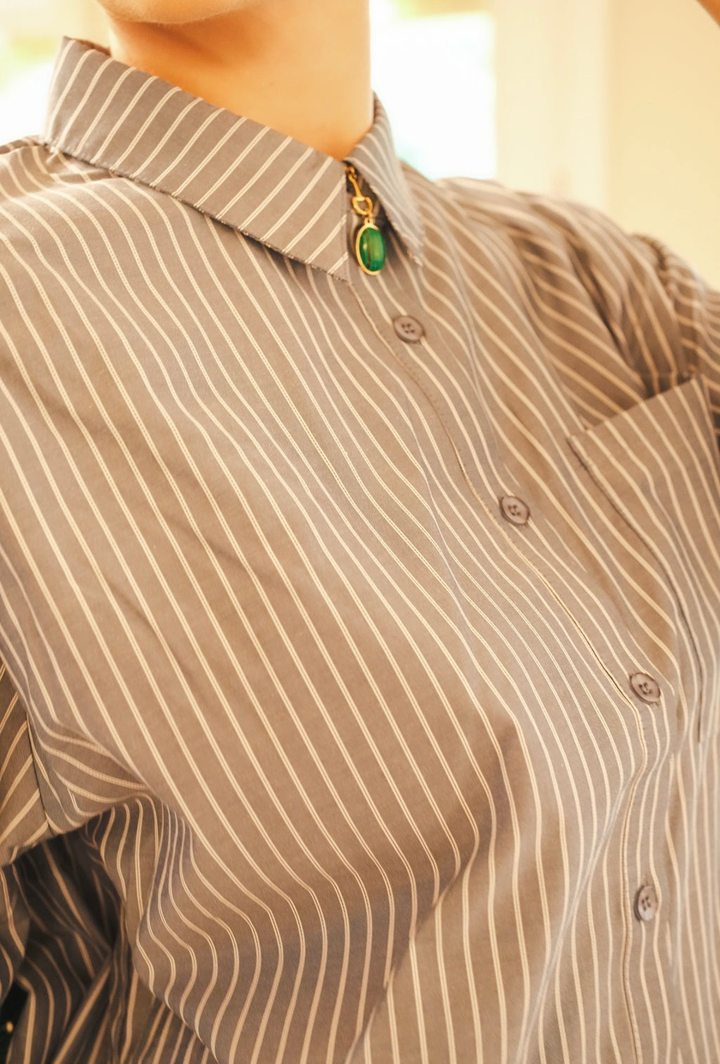 Borrowed Button Down