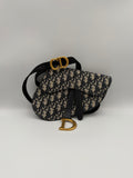 Christian Dior Oblique Saddle Belt Bag