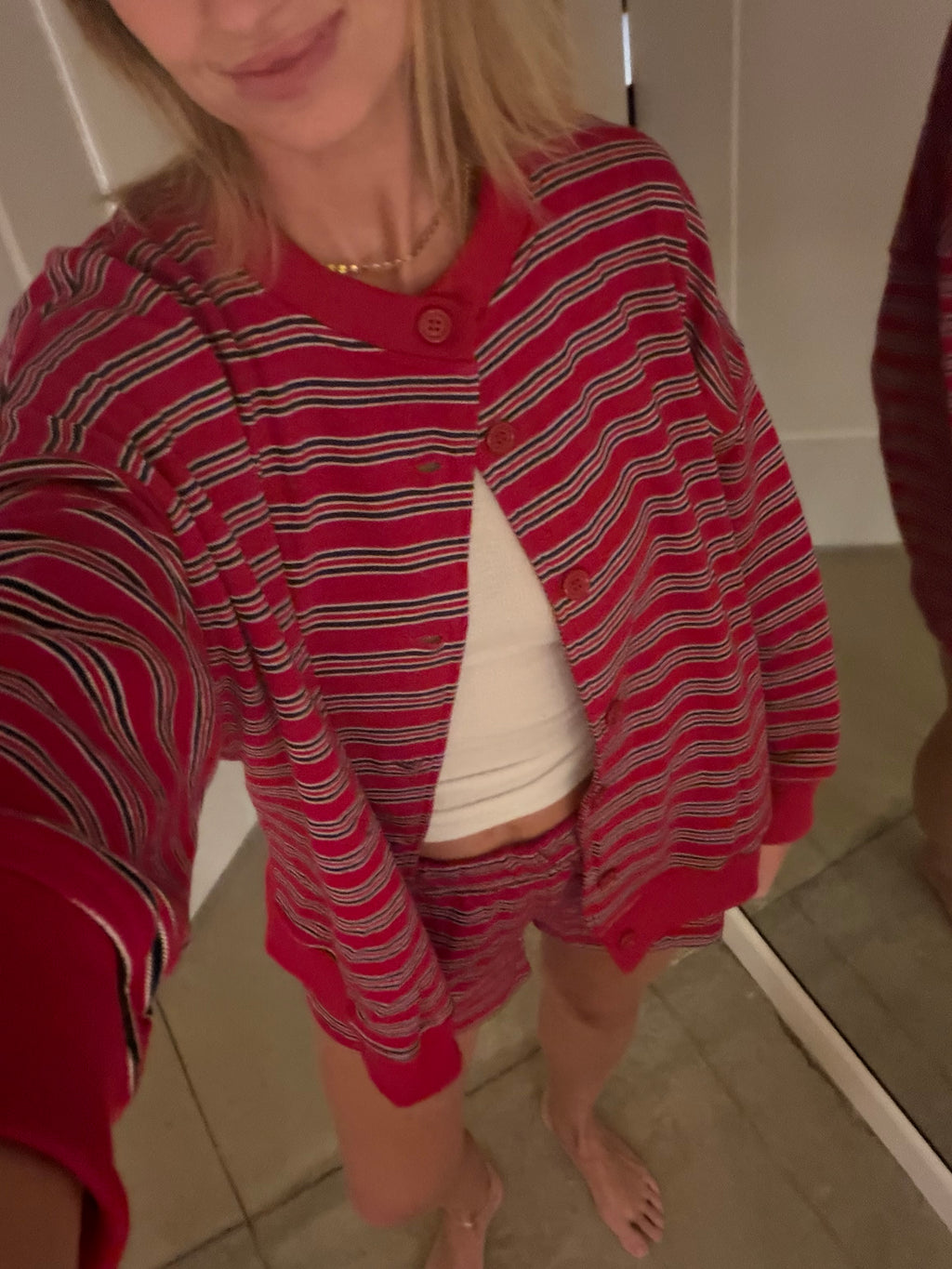 Little Red Sweat Set