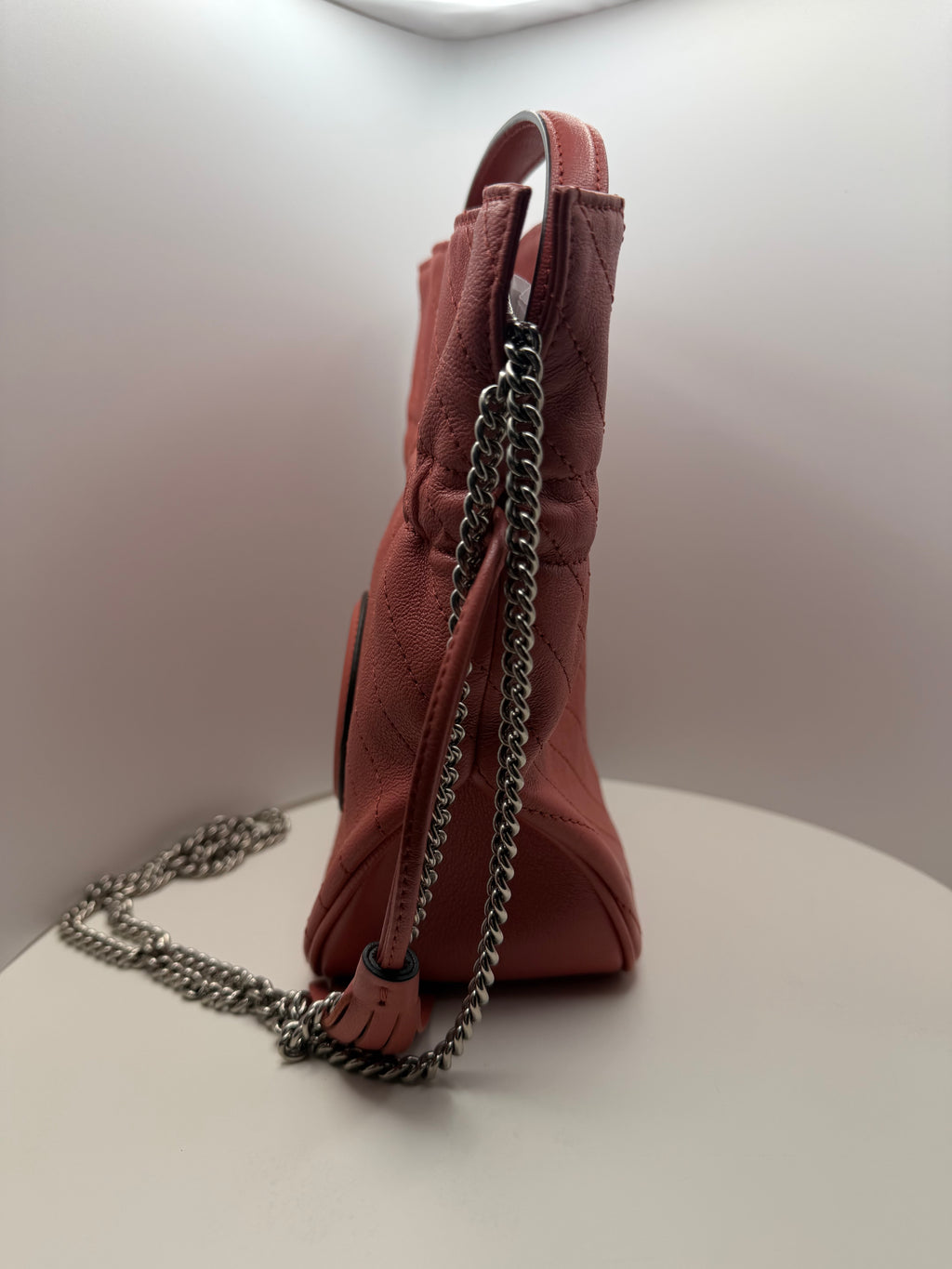 Gucci Lamb skin Mini Blondie Bucket Bag  W/dustbag