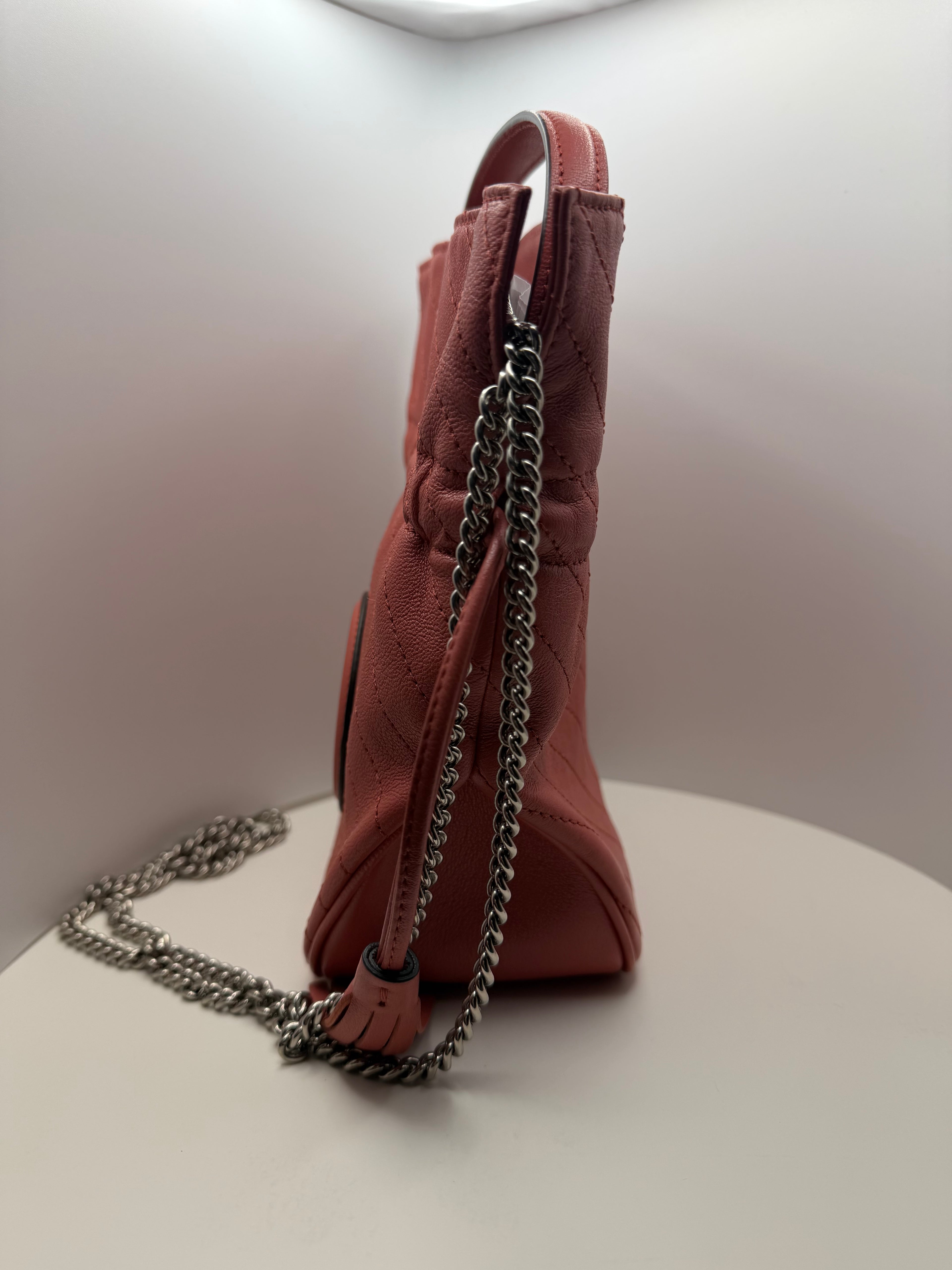 Gucci Lamb skin Mini Blondie Bucket Bag  W/dustbag